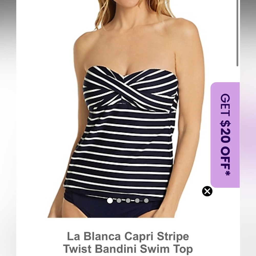 La Blanca Swim Top size 4